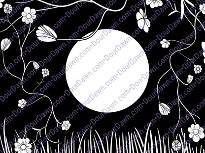 Flat design pattern shown of "The Hidden".