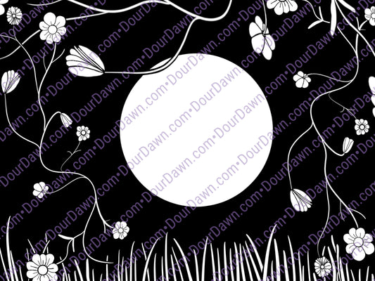 Flat design pattern shown of "The Hidden".